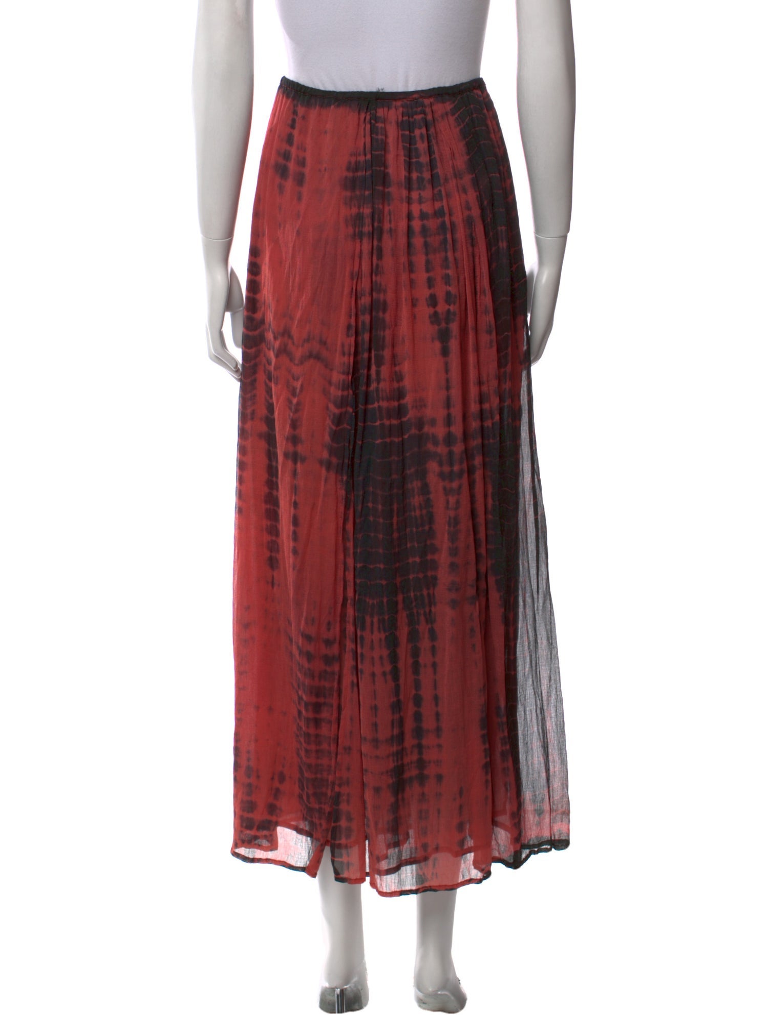 Fara Tie-Dye Print Midi Length Skirt